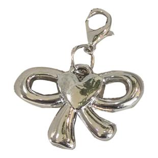 德训鞋银色串珠珍珠蝴蝶结鞋扣爱心五角星鞋带装饰配饰跨境大孔珠