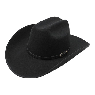 美国黄石硬顶西部牛仔帽骑马帽男女士藏帽大檐帽子不是羊毛材质