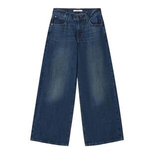 Levi's李维斯26年秋季新款女士美式复古休闲宽松阔腿牛仔裤