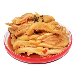 去骨鸭掌柠檬麻辣味5斤装商用整箱袋装鸭货零食即食脱骨无骨鸭爪