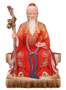 树脂月老像牵线月下老人家用摆件