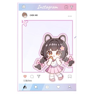 沉墨彩白彩透卡来图定制透明胶片打印照片pvc亚克力明信片书签