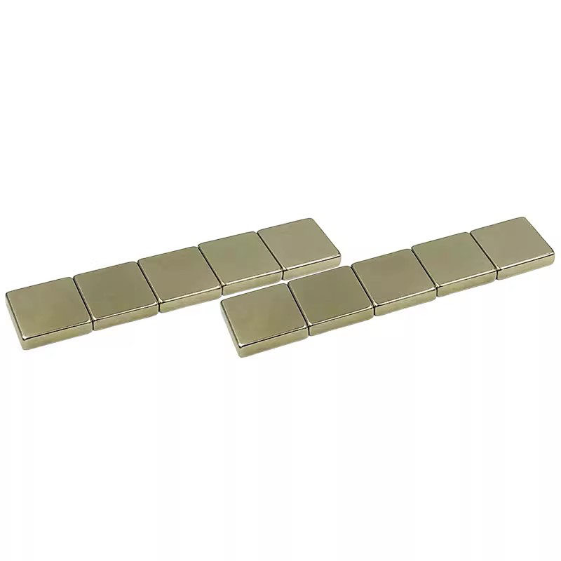 强力磁铁20*20*5mm钕铁硼强磁吸铁石方块强磁铁磁钢永磁铁 1件5片