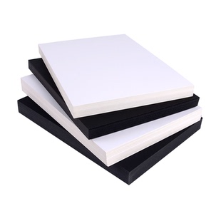 白色卡纸4K/8K/A4黑色卡纸厚美术专用牛皮硬卡8开黑白卡A3立体手工纸手绘封面封皮纸绘画美术纸画画加厚大张