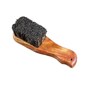 便携式猪鬃刷胶粘花梨木迷你文玩刷核桃菩提清理包浆专用文玩刷子