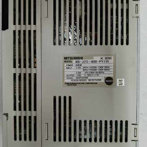 议价三菱驱动器MR-J2S-40B-PY135/60B-PY135/70B-PY135/100B-PY13