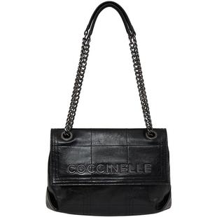 COCCINELLE/可奇奈尔IRIS SATCHEL油蜡皮小香风手提包礼物送女友