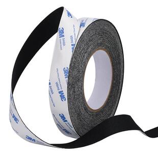 3M正品汽车植绒布线束胶带消音降噪减震消除中控车门车体摩擦发出异响密封条耐高温汽车通用除异响自粘单面