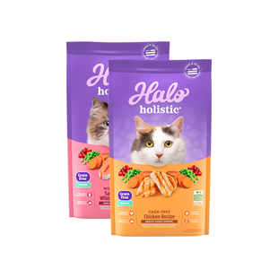 【自营】Halo自然光环猫粮全价进口健美鸡敏低脂鲜肉美毛营养成猫