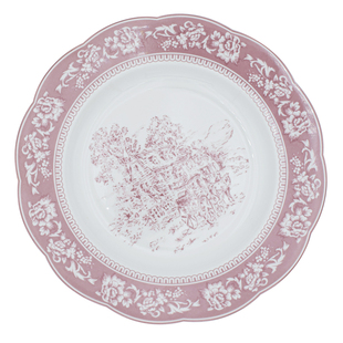 派一摩登家原创紫色陶瓷餐具礼盒套装家用碗盘组合订婚礼乔迁送礼