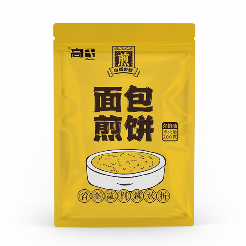 高氏面包煎饼东北特产纯手工大煎饼发酵软煎饼200克粗粮老式杂粮