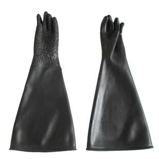 泓昊高压喷砂机专用手套工业橡胶加厚耐磨耐酸碱左手喷砂沙机手套