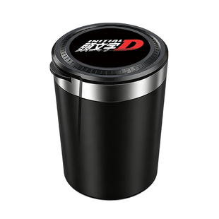 车载烟灰缸男高级女生可爱创意多功能防飞灰带盖自动汽车内饰用品