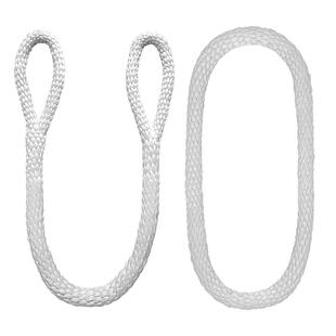 国标尼龙吊绳双扣起重吊绳白色耐磨圆形O型软吊装绳吊车工业吊带