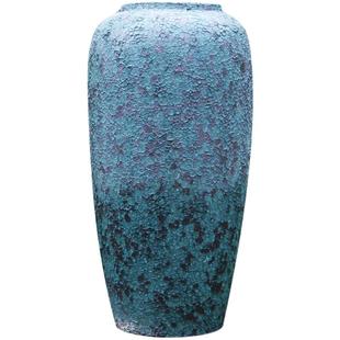 景德镇陶瓷落地花瓶摆件客厅插花北欧现代简约饰品大花瓶干花陶罐