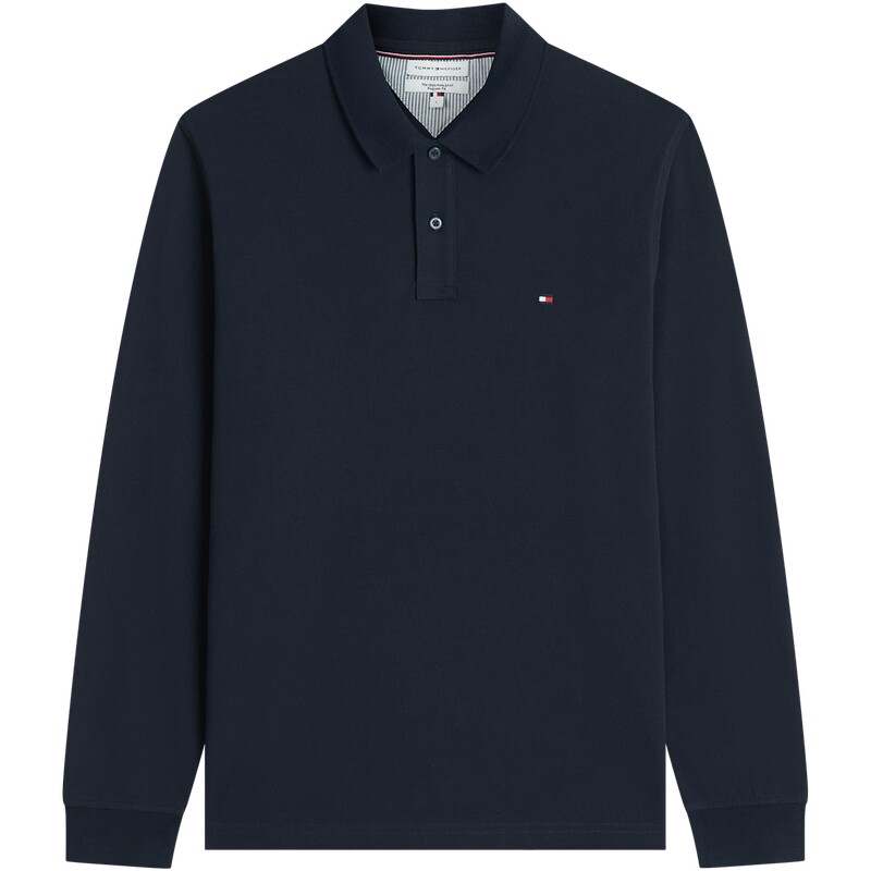 Tommy男装1985珠地网眼纯色POLO