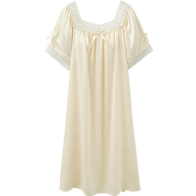 SLEEPTIGHT睡裙女夏季冰丝带胸垫