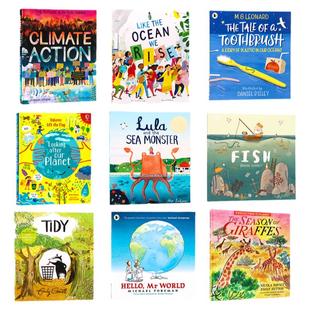 保护地球 儿童科普认知教育 环保主题绘本气候环境科普 精装大开全彩插图 protect the environment 英文原版绘本  气候变化