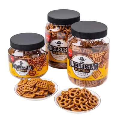 伯力爵咸碱水蝴蝶型饼干网格饼干