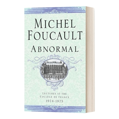 英文原版 Abnormal 不正常的人 Lectures At The College De France 1974-1975 法兰西学院演讲系列4 英文版 进口英语原版书籍