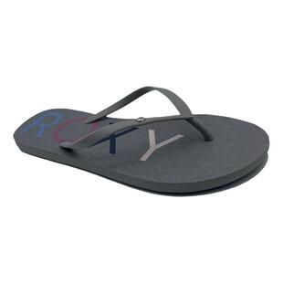2026新款ROXY女士速干时尚人字拖夏季灰色简约凉拖防滑沙滩鞋