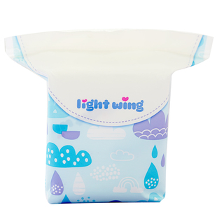 韩国lightwing绵柔纯棉卫生巾女超薄日用夜用姨妈巾护垫品牌 正品