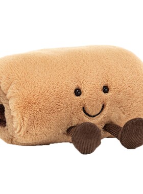 Jellycat法式巧克力面包毛绒玩具