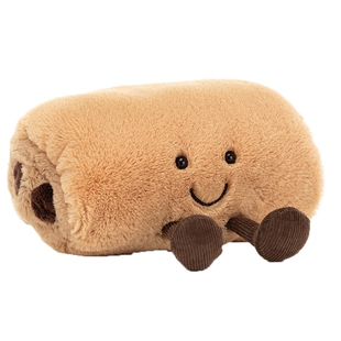 英国Jellycat趣味法式巧克力面包毛绒玩具安抚玩偶公仔生日礼物