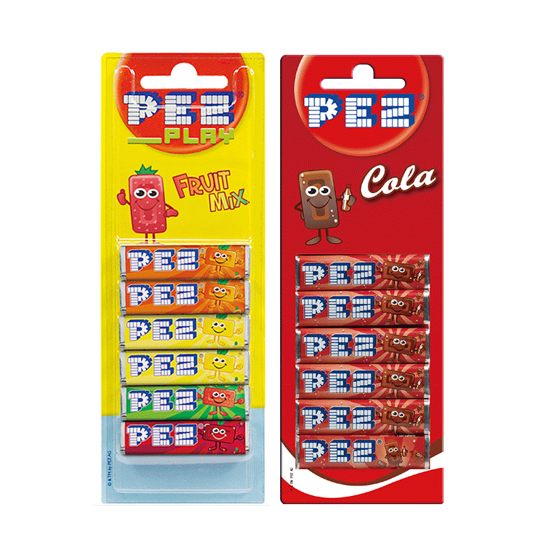 进口欧洲皮礼士PEZ糖果补充装