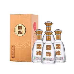 【42度原箱】国缘双开对开高档白酒水今世缘纯粮食酿酒500ml*4