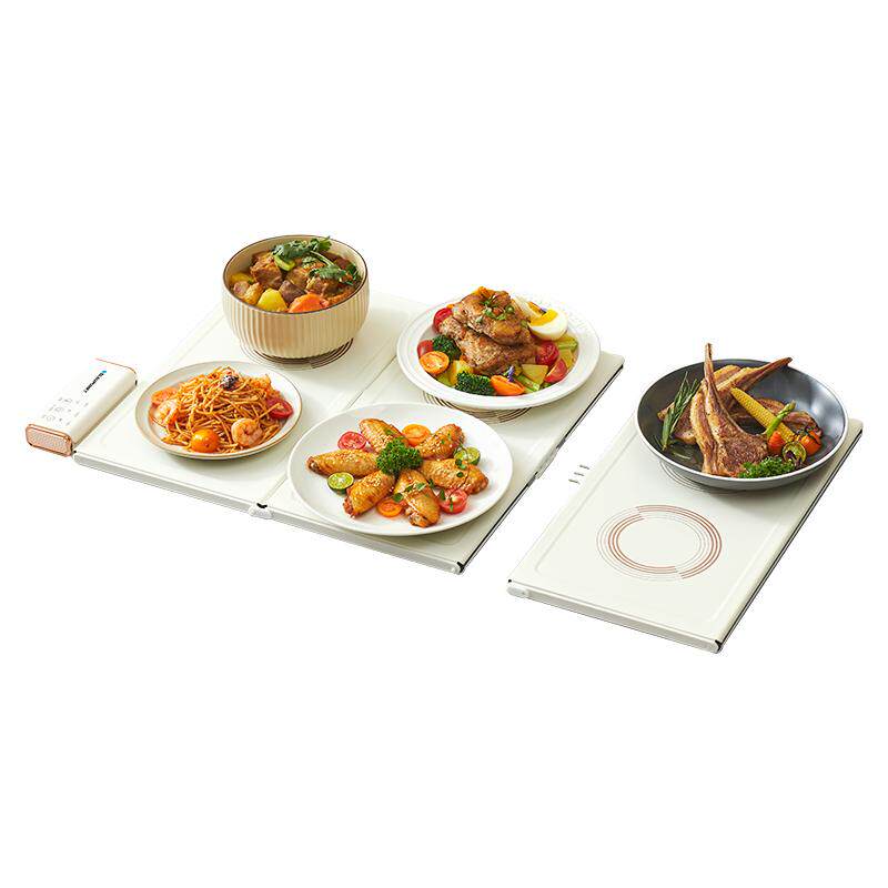 蓝宝拼接式折叠暖菜板多功能家用恒温热菜板加热神器餐桌保温板