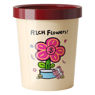 垃圾桶家用2026新款高颜值带轮可移动卫生间纸篓子客厅卧室大容量