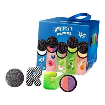 oreo奥利奥原味巧克力582g夹心饼干休闲办公室下午茶零食盒大礼包