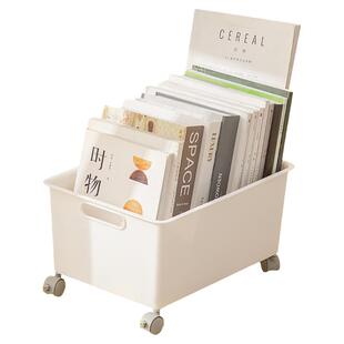 可移动床底收纳箱带滑轮家用衣服收纳盒办公室桌下文件包包置物架