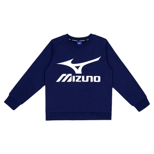 【胡可推荐】Mizuno美津浓男女童卫衣运动春季中大孩童长袖儿童