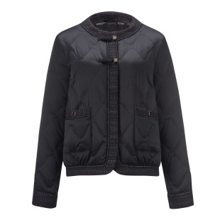 马克华菲小香风轻薄羽绒服女2026冬季新款时尚休闲短款圆领外套潮