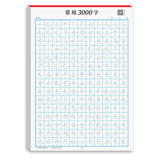 高频常用字硬笔练字本楷书字帖田字格书法练字专用纸小学生初中生成人大学生儿童练字笔画描红入门临摹笔套装