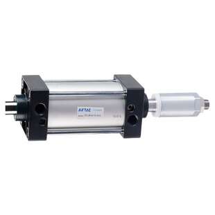 亚德客可调行程标准气缸SCJ32/40/50/63/80*50x75X100X200-30/50S