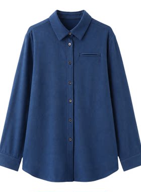 35MM翻领真丝长袖衬衫