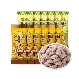HBAF芭蜂蜂蜜黄油巴旦木扁桃仁芥末坚果网红休闲办公室零食炒货