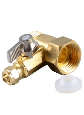 纯铜净水器一体进水三通球阀424