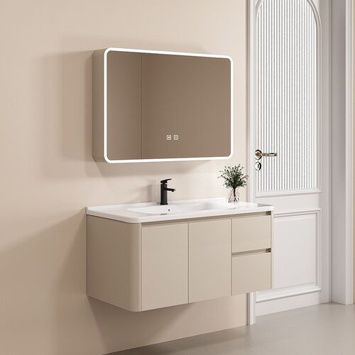 GZZ浴室柜蜂窝铝圆弧镜柜智能储物柜卫生间除雾带灯带美妆架镜箱