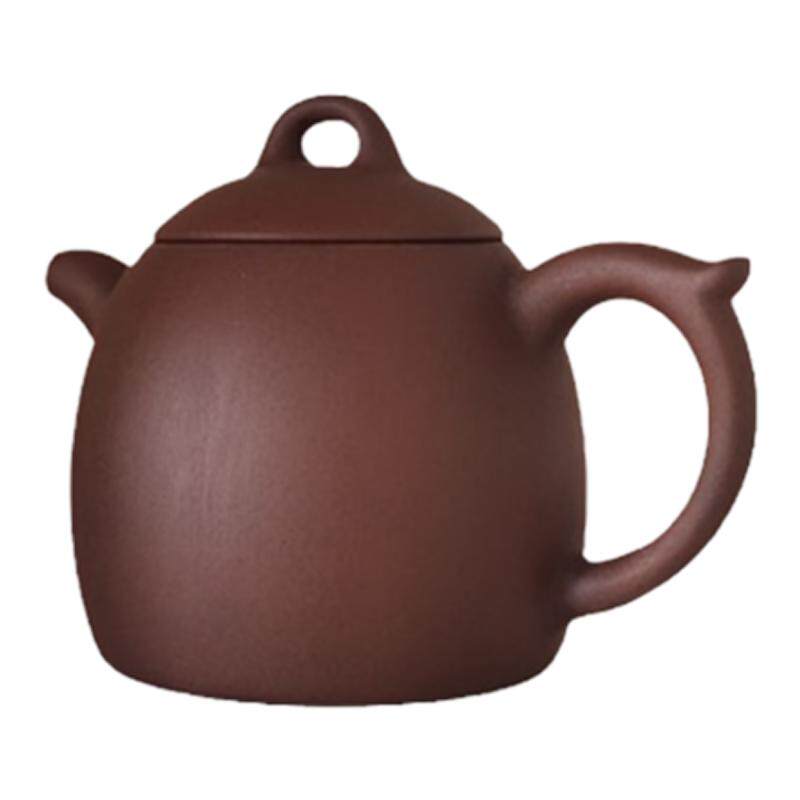 纯手工陶器紫砂壶功夫茶具家用送礼中式复古收藏红泥陶皿秦权壶