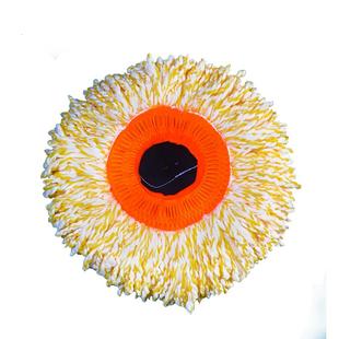 加厚拖把头替换旋转拖布头配件通用墩布头洗车用好神拖棉头不掉毛