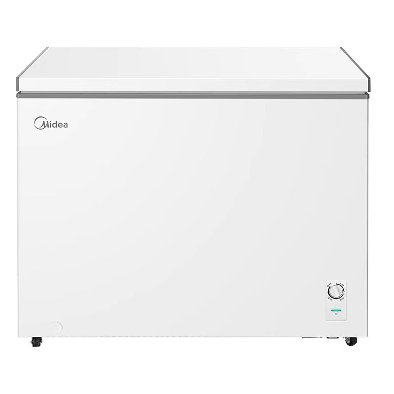 美的300L冰柜家用大容量冷柜商用冷凍柜冷藏兩用一級節(jié)能官方冰箱