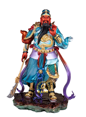 武财神关公像店铺公司招财铜摆件