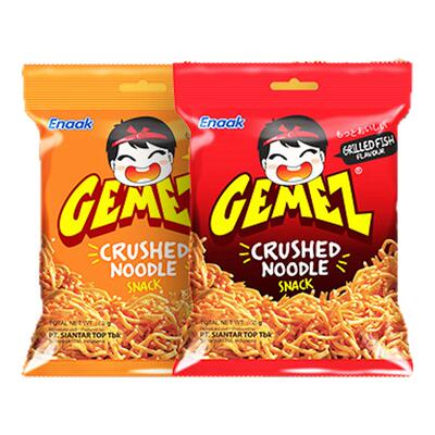 怀旧干脆面脆脆面印尼进口GEMEZ