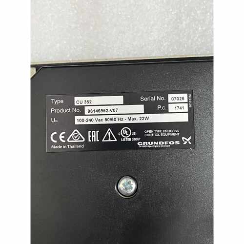 议价GRUNDFOS控制器CU352拆机功能包好成色见图维修