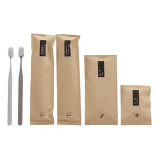 星级酒店一次性牙刷民宿家用待客软毛牙膏牛皮纸套装洗漱用品定制