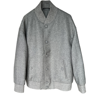 典藏级别！闭眼入~羊毛+95白鹅绒！商务休闲 立领夹克羽绒服男